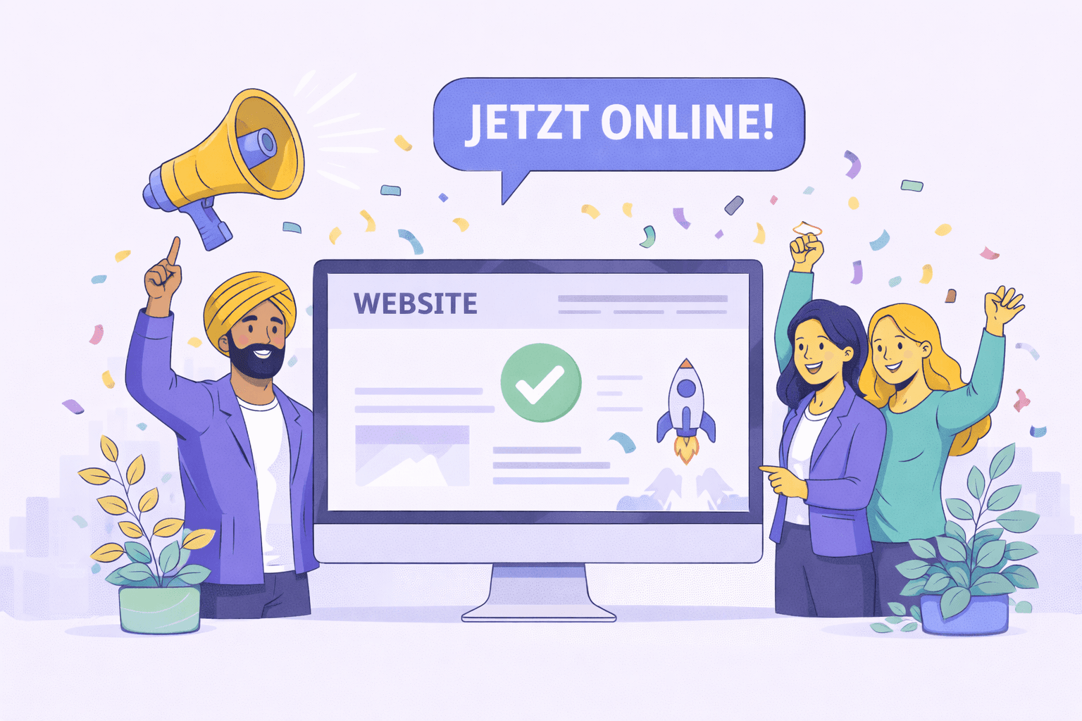 Unsere Website ist jetzt online 🎉
